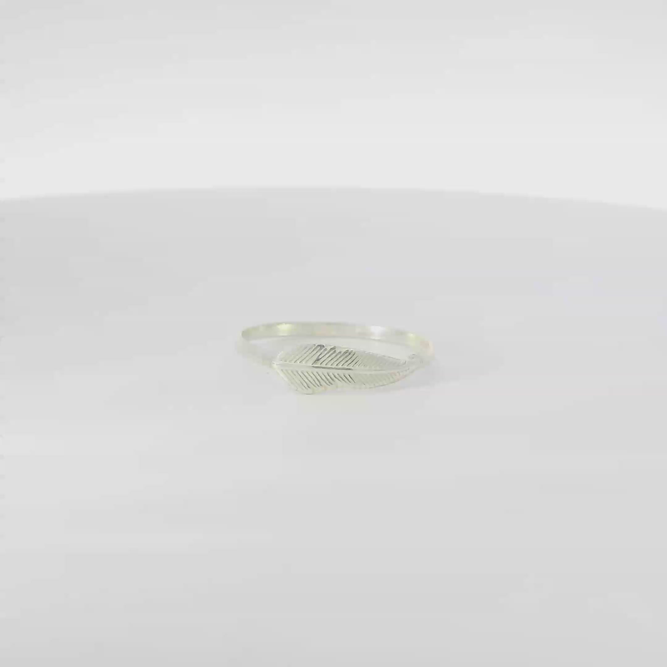 Sterling Silver feather ring
