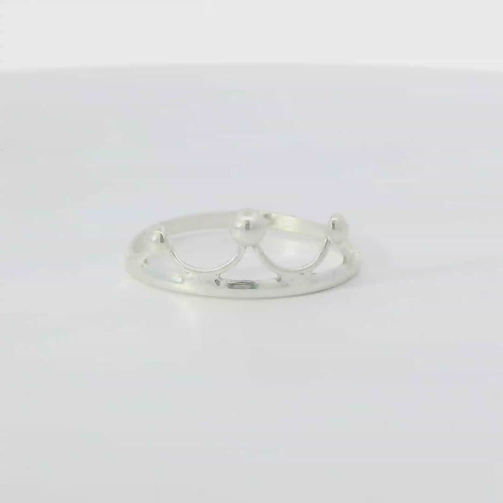 Sterling silver ring (Crown)