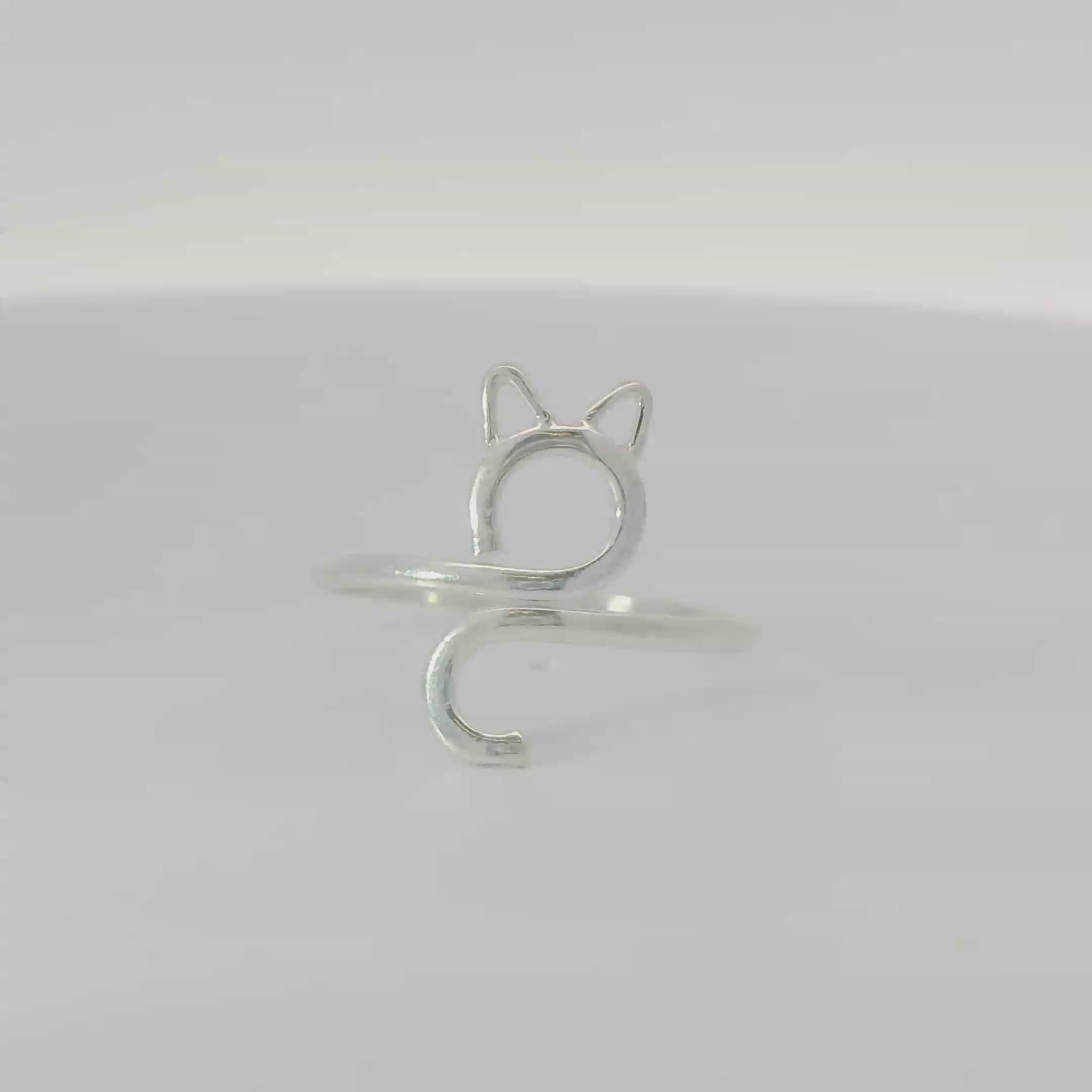 Sterling Silver ring (Cat)