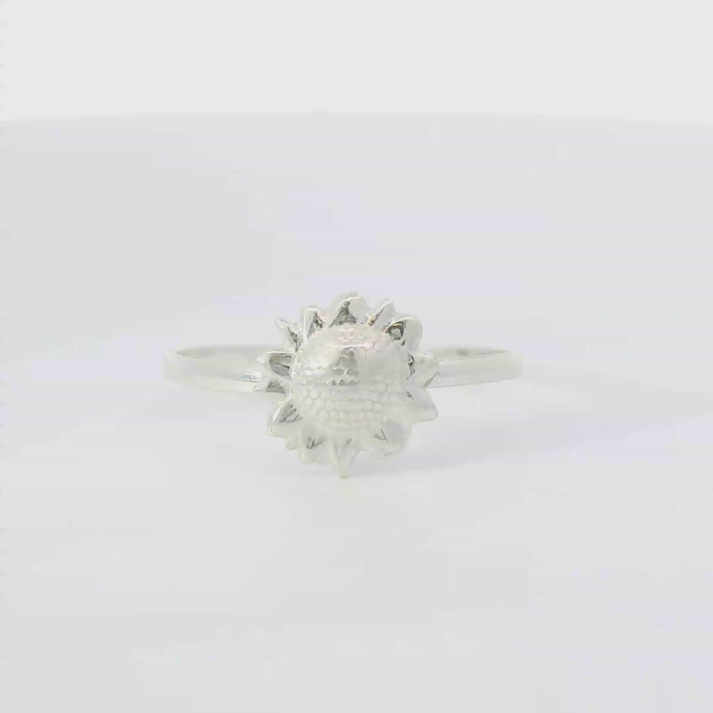 Sterling silver ring (Sunflower)