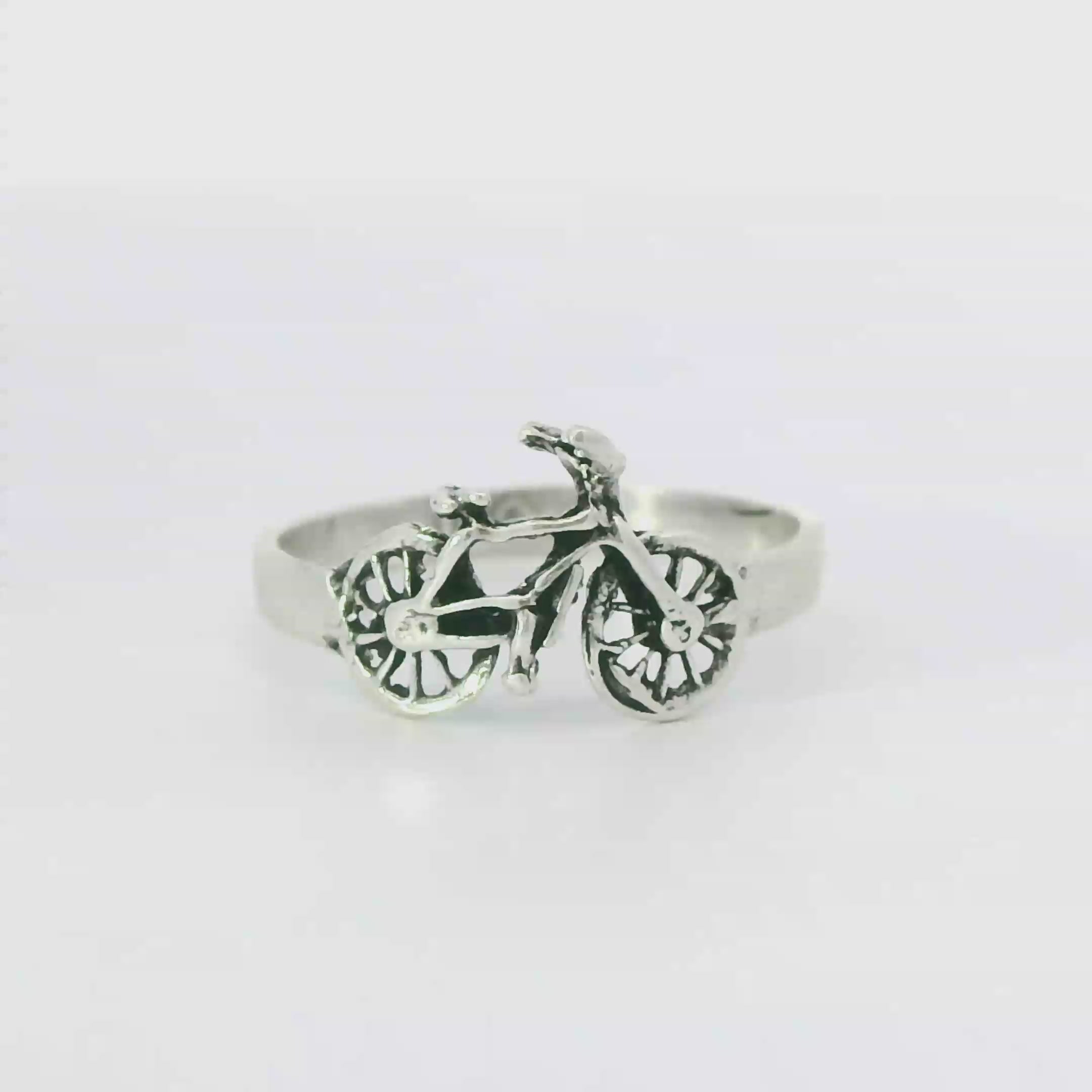 Sterling silver ring (Bike)