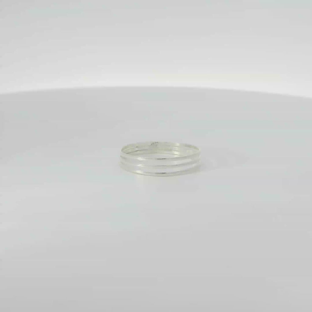 3 band Sterling Silver ring
