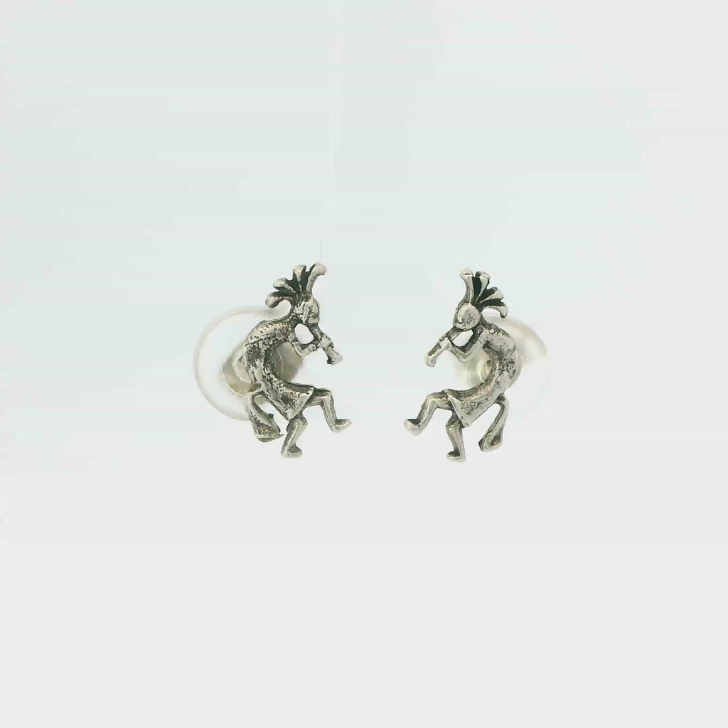 KOKOPELLI STERLING SILVER EARRINGS