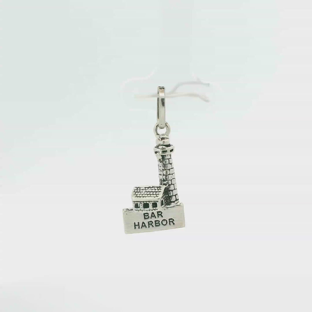 LIGHTHOUSE BAR HARBOR STERLING SILVER PENDANT
