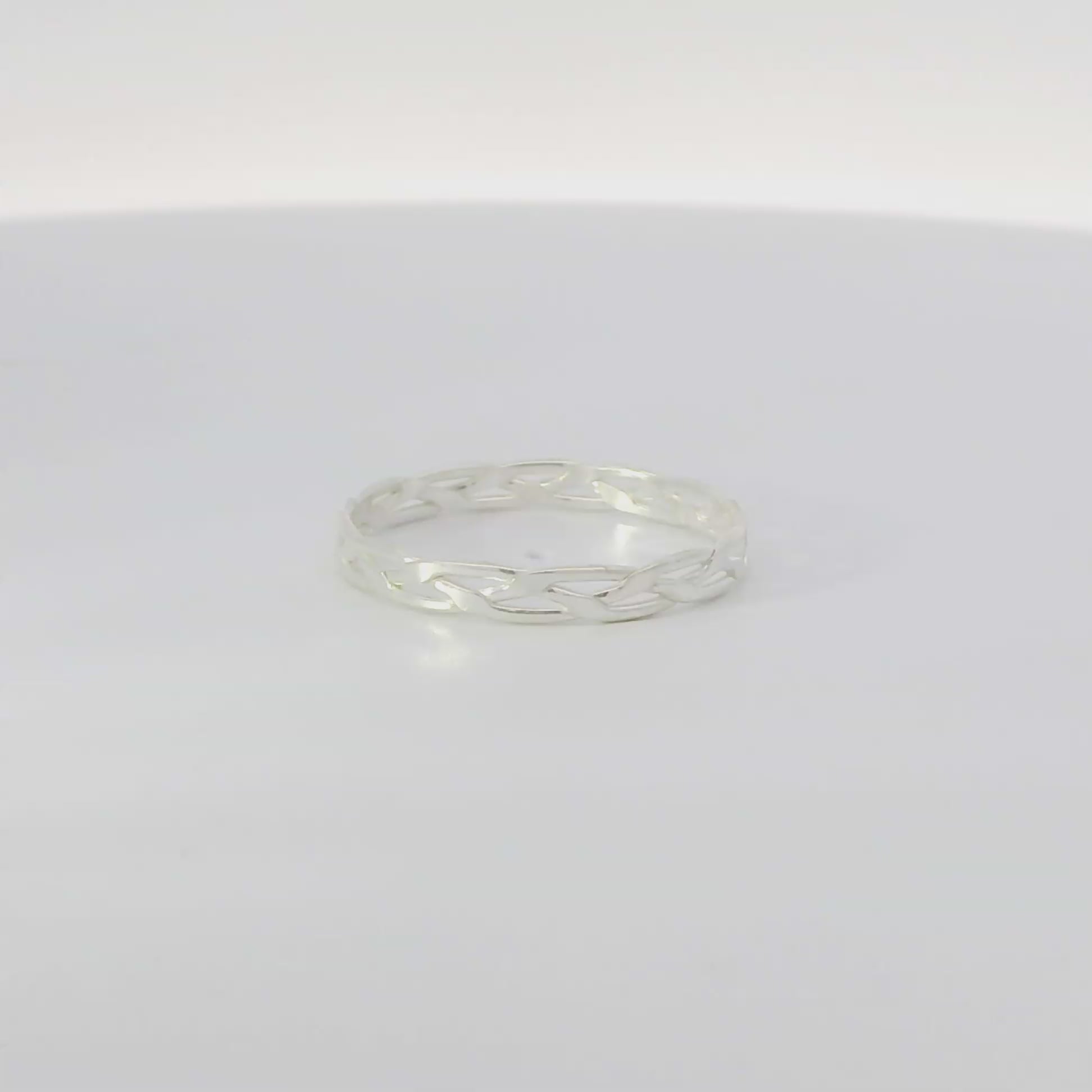 Sterling Silver braided ring