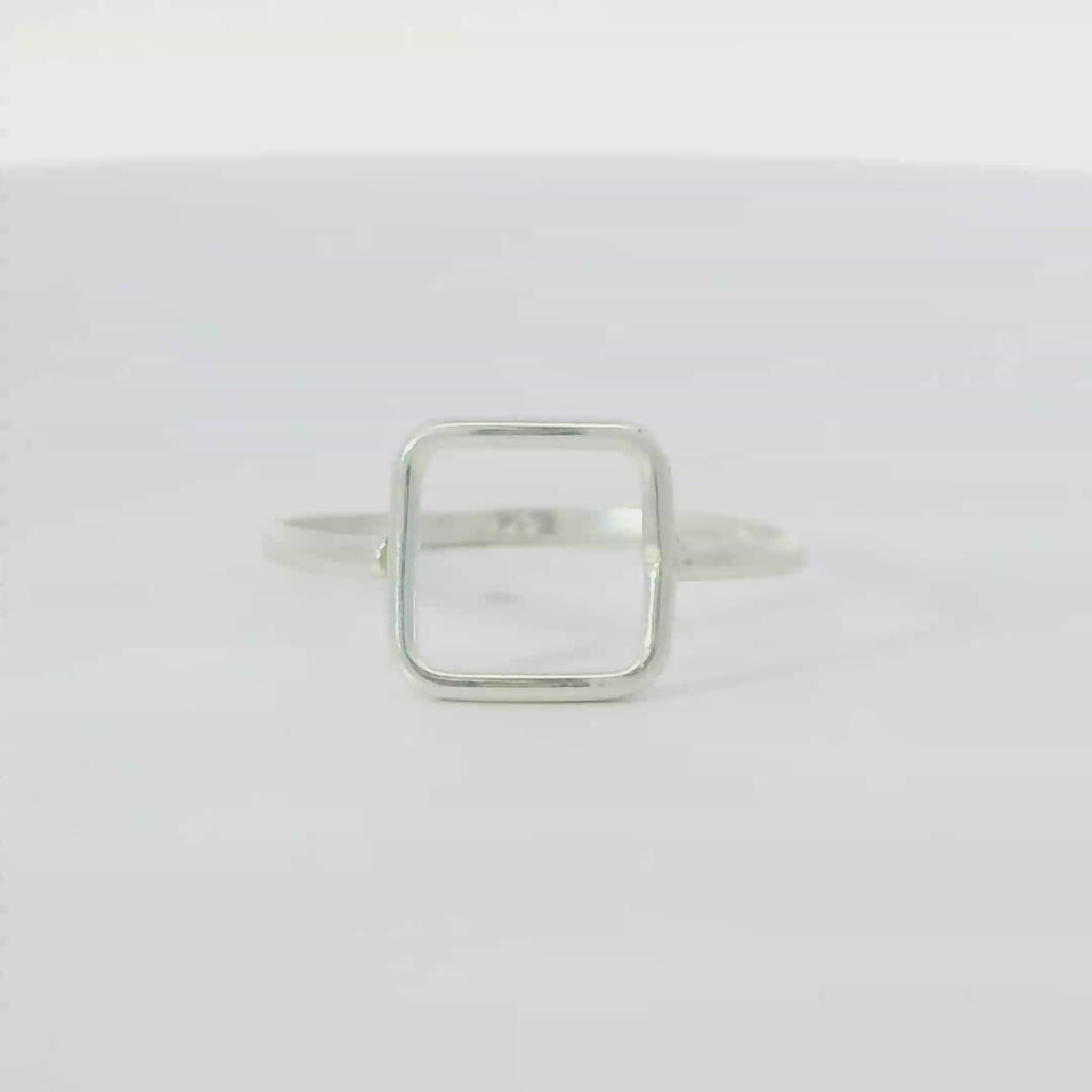 Sterling silver ring (Square)