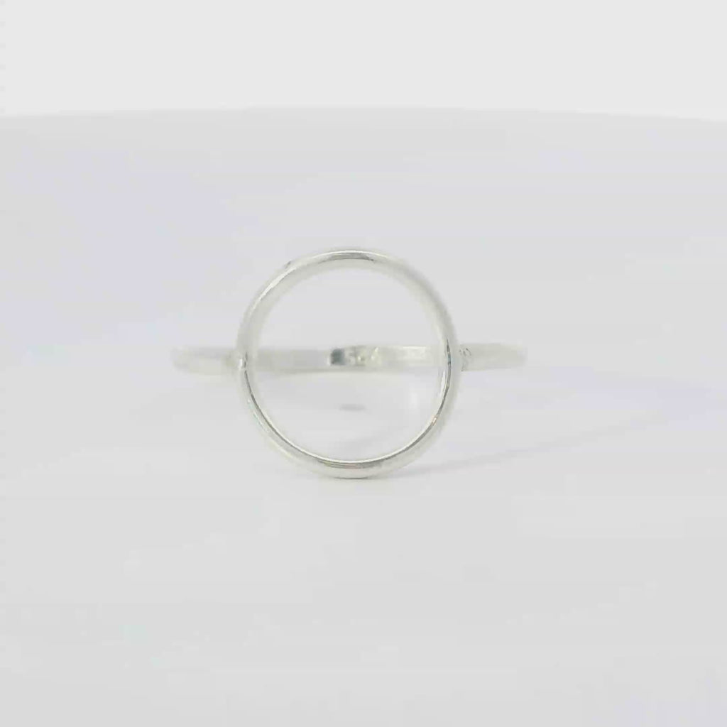 Sterling silver ring (Circle)
