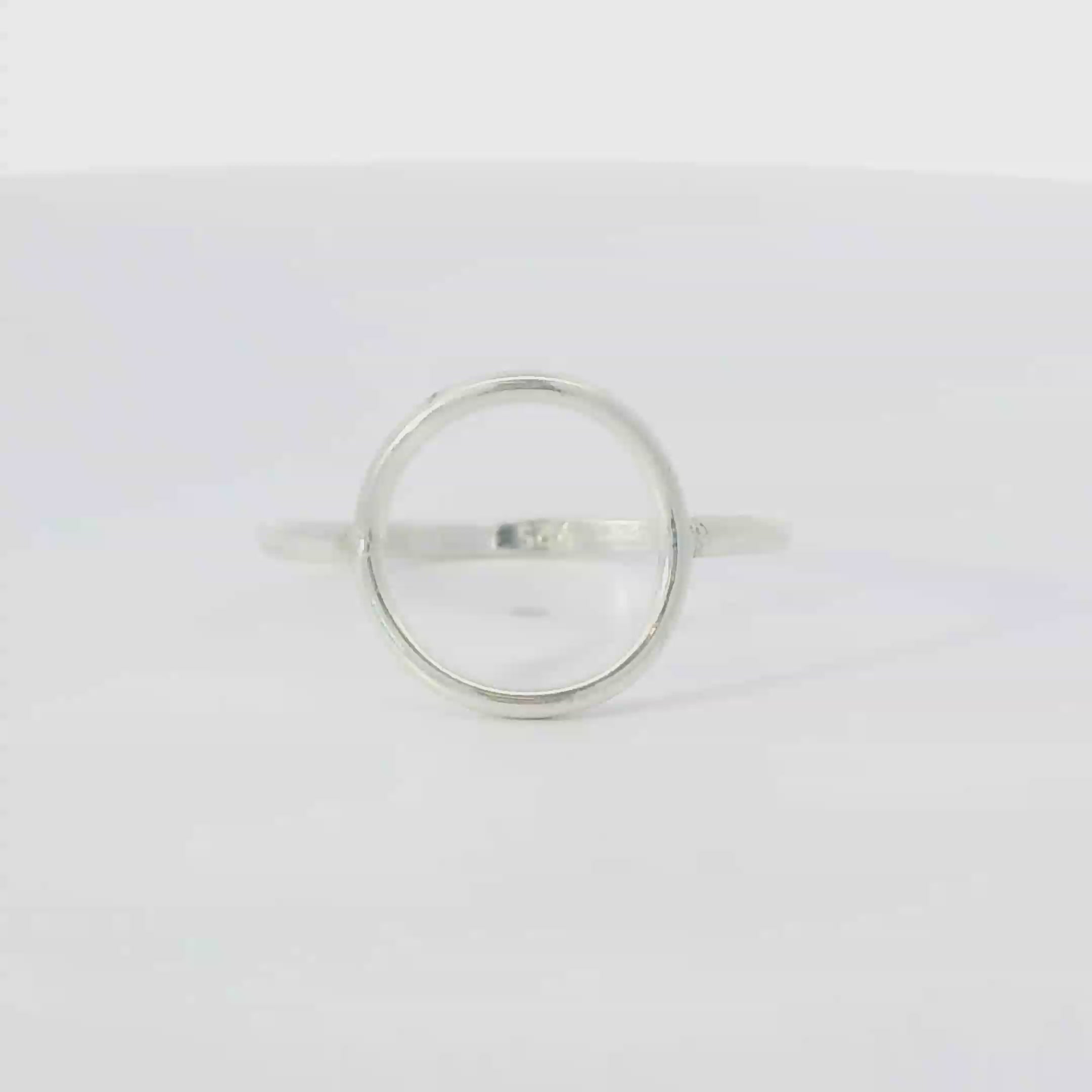 Sterling silver ring (Circle)