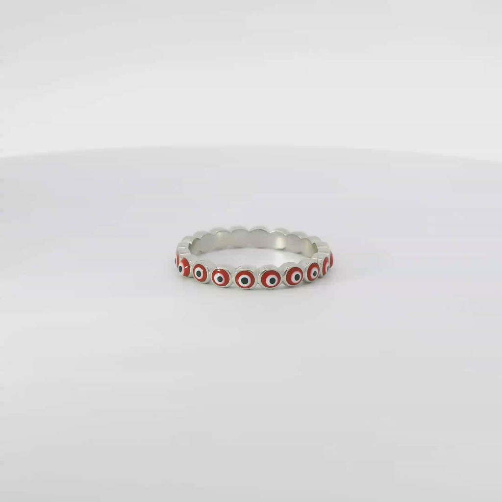 Red Evil Eye Ring