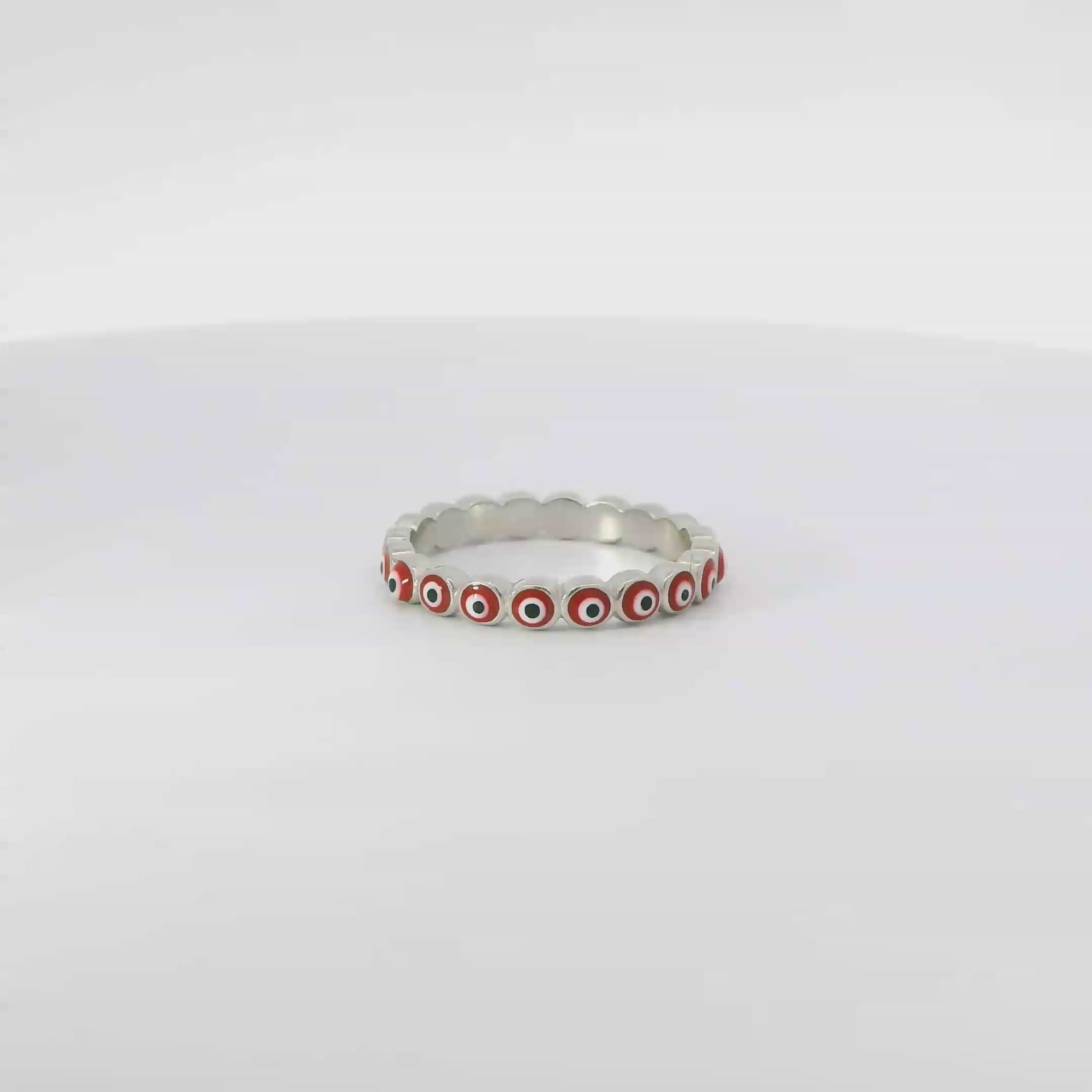 Red Evil Eye Ring