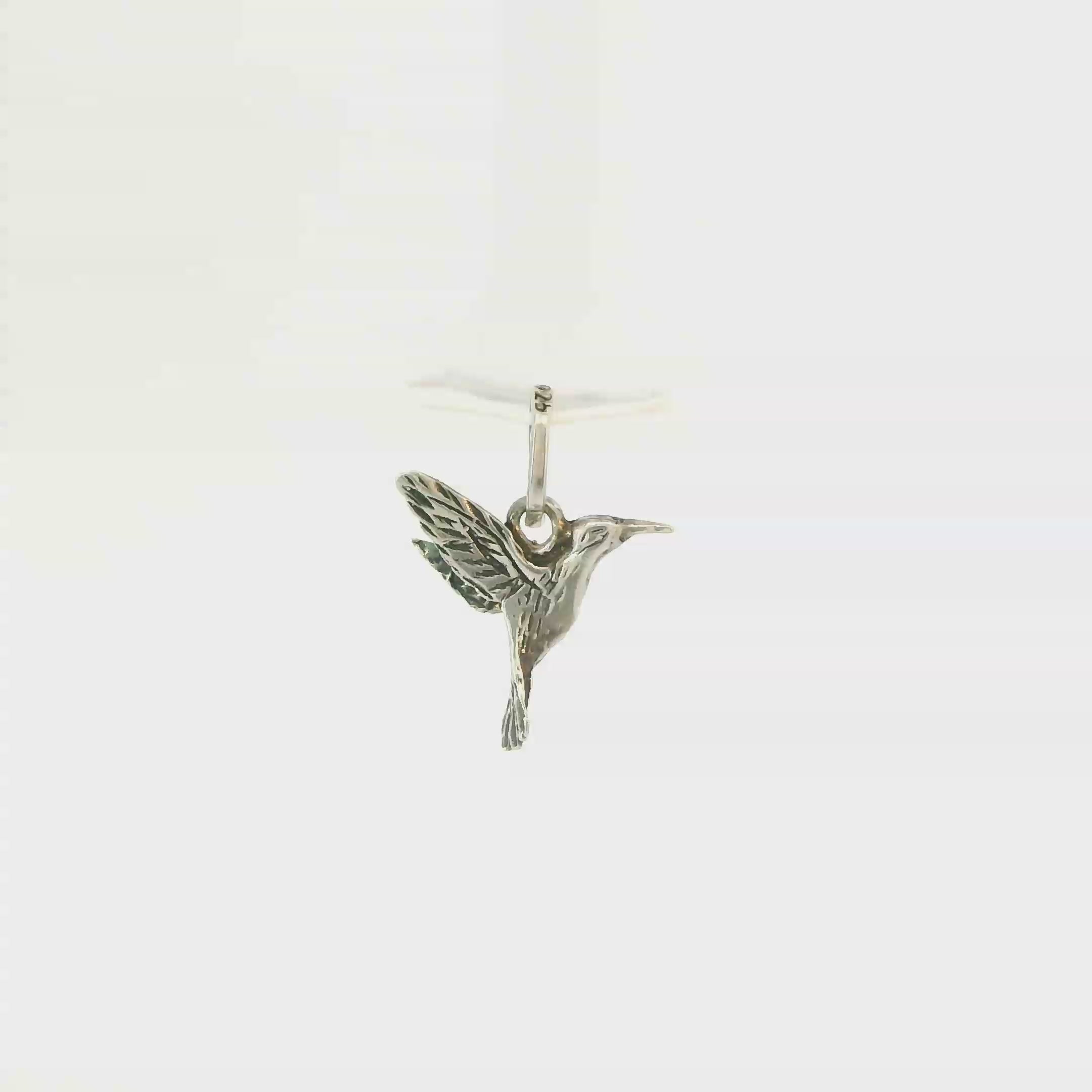 HUMMINGBIRD STERLING SILVER PENDANT