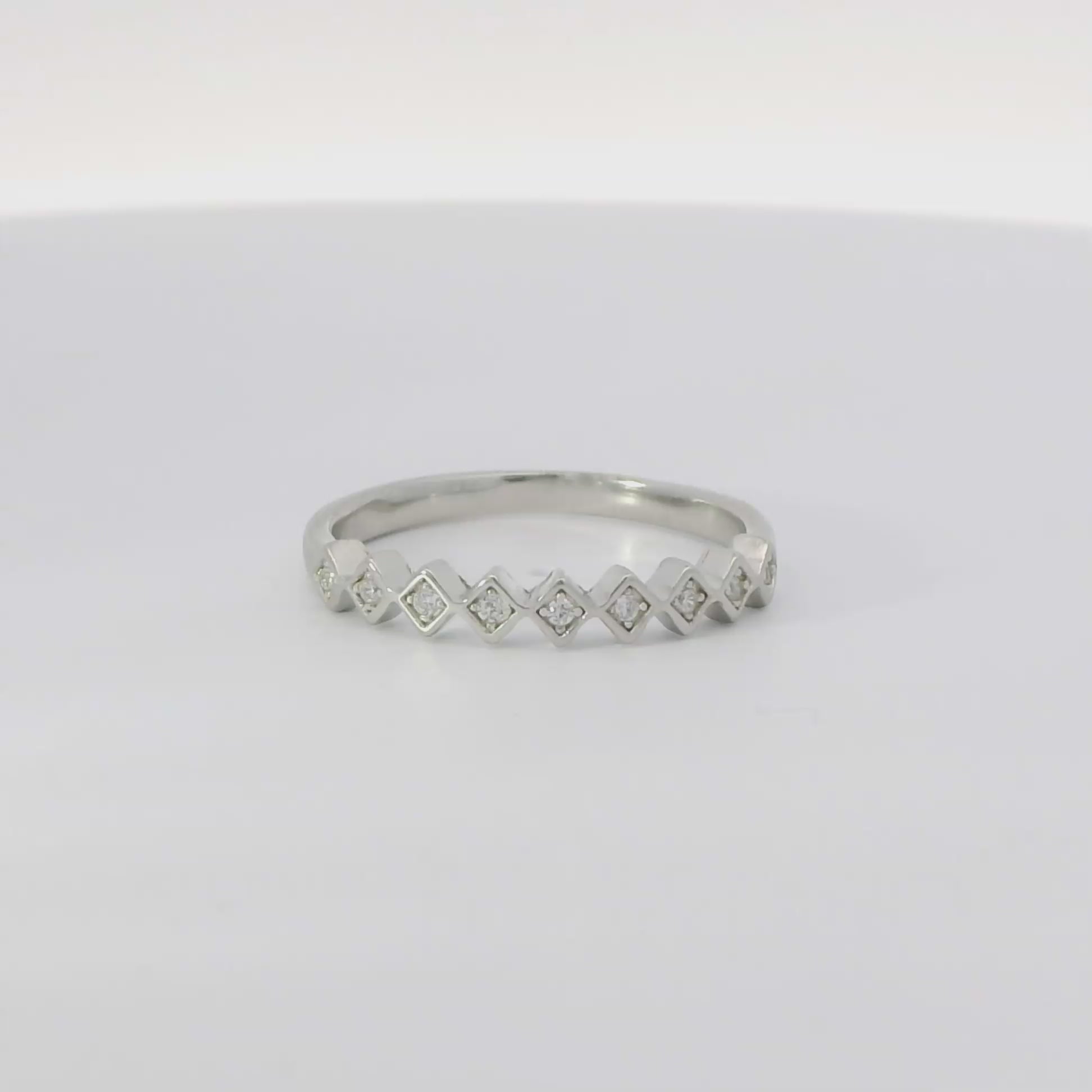Cubic Zirconia Sterling Silver ring