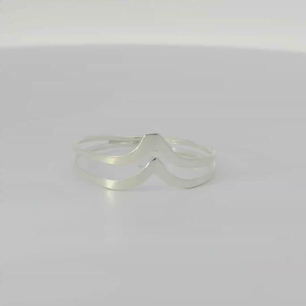 Sterling Silver ring (Wave)