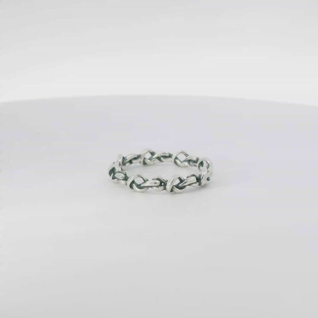 Sterling Silver Knots ring