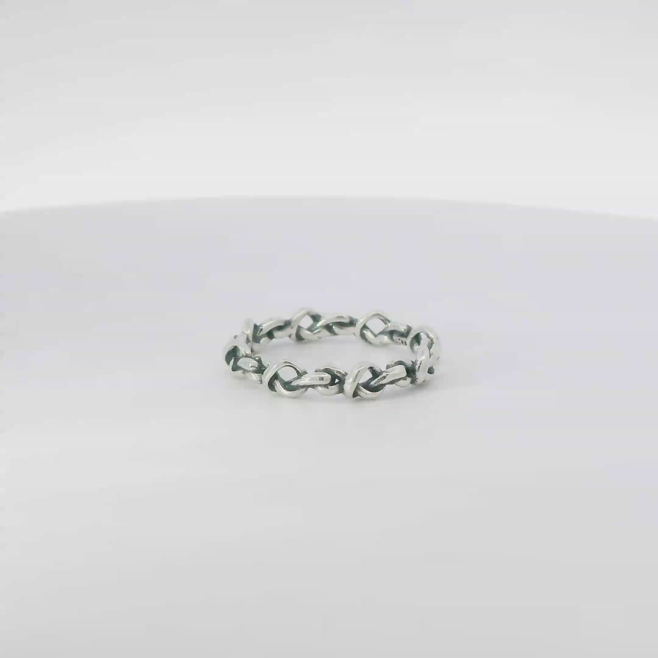 Sterling Silver Knots ring