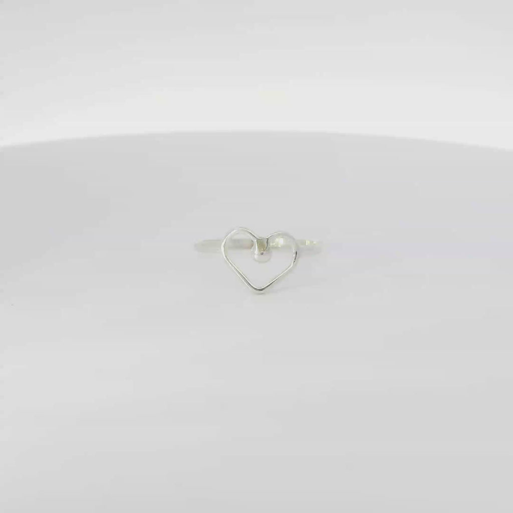 Heart Sterling Silver ring