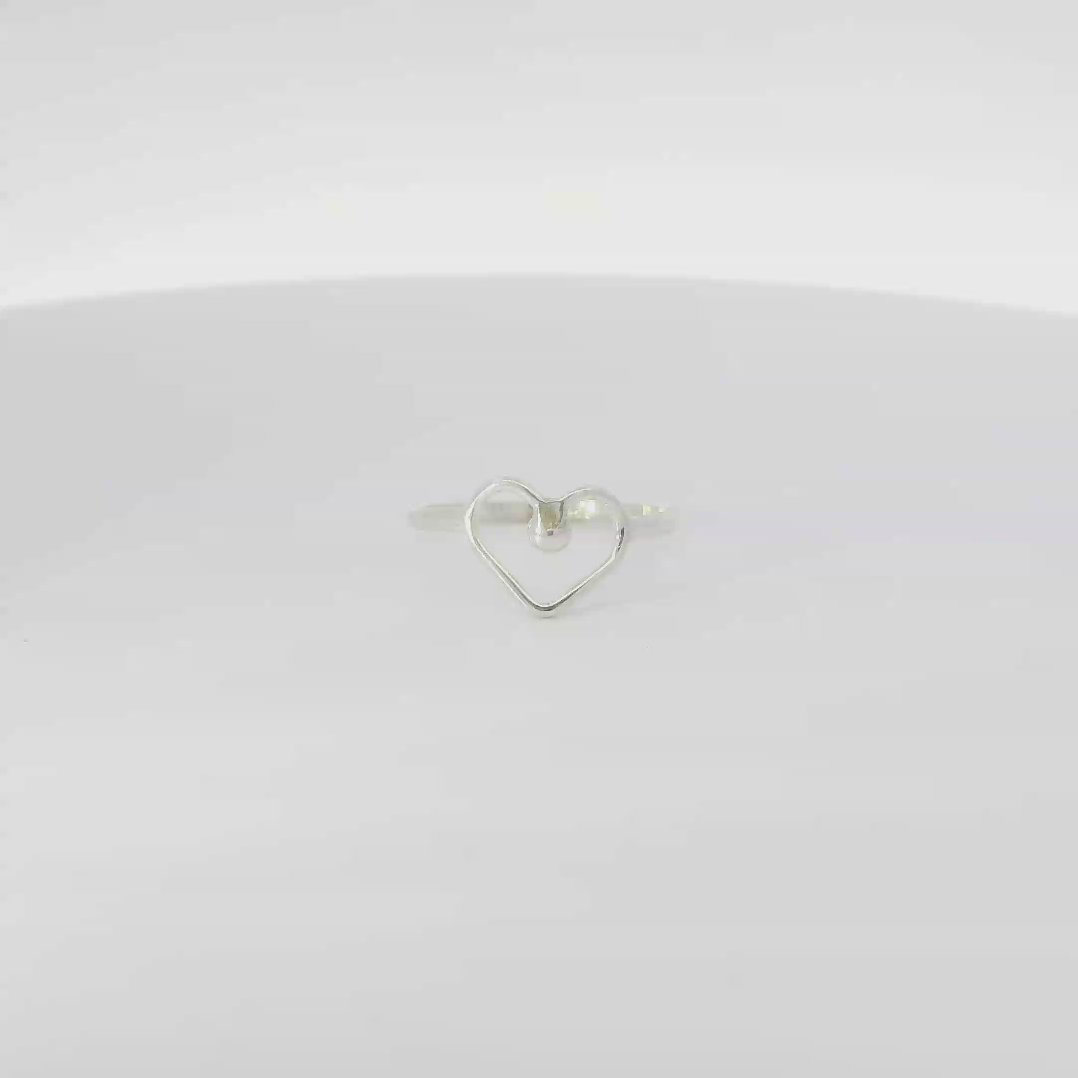 Heart Sterling Silver ring