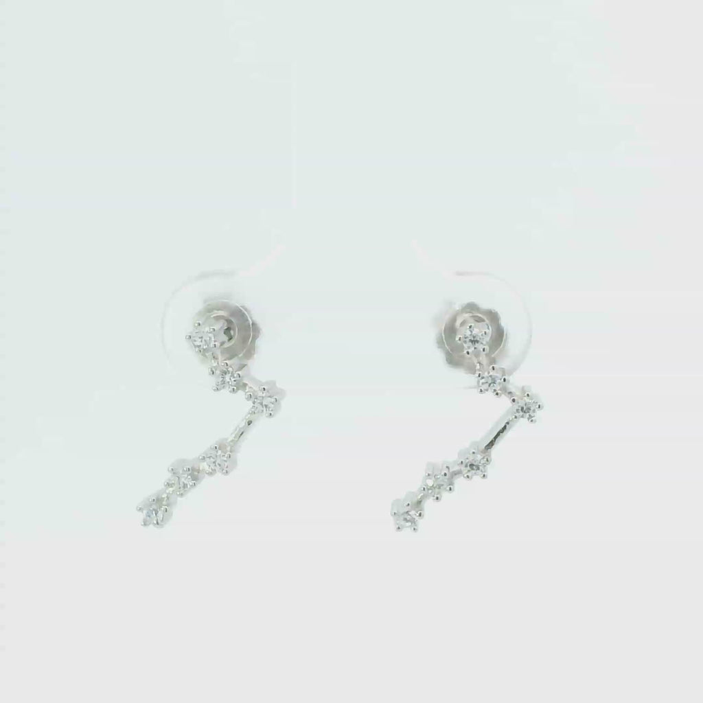 PISCES ZODIAC CONSTELLATION EARRINGS