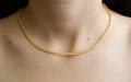 STERLING SILVER/MESH CRYSTAL NECKLACE 18inch Adjustable
