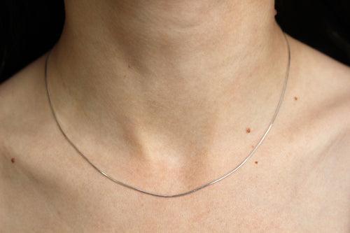 STERLING SILVER NECKLACE (Snake)