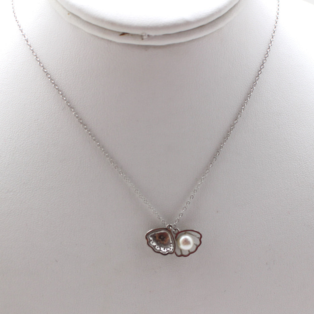 STERLING SILVER PEARL NECKLACE