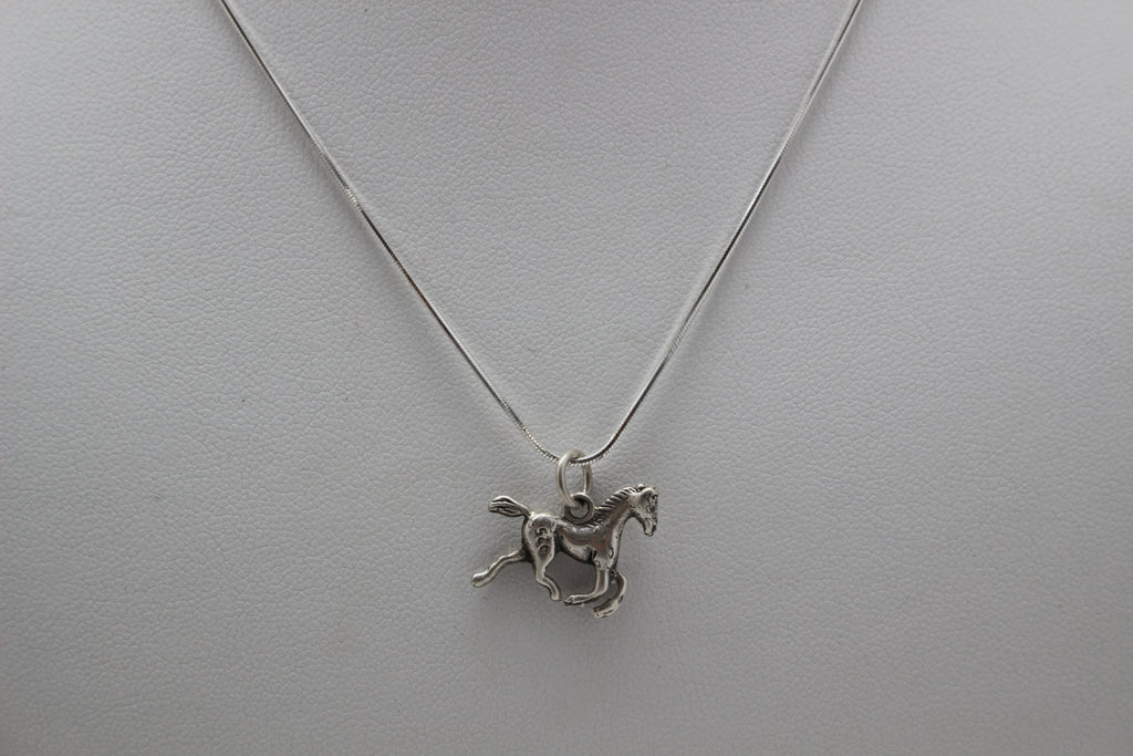 TINY HORSE STERLING SILVER PENDANT