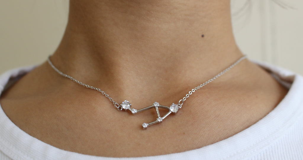 LIBRA ZODIAC CONSTELLATION NECKLACE