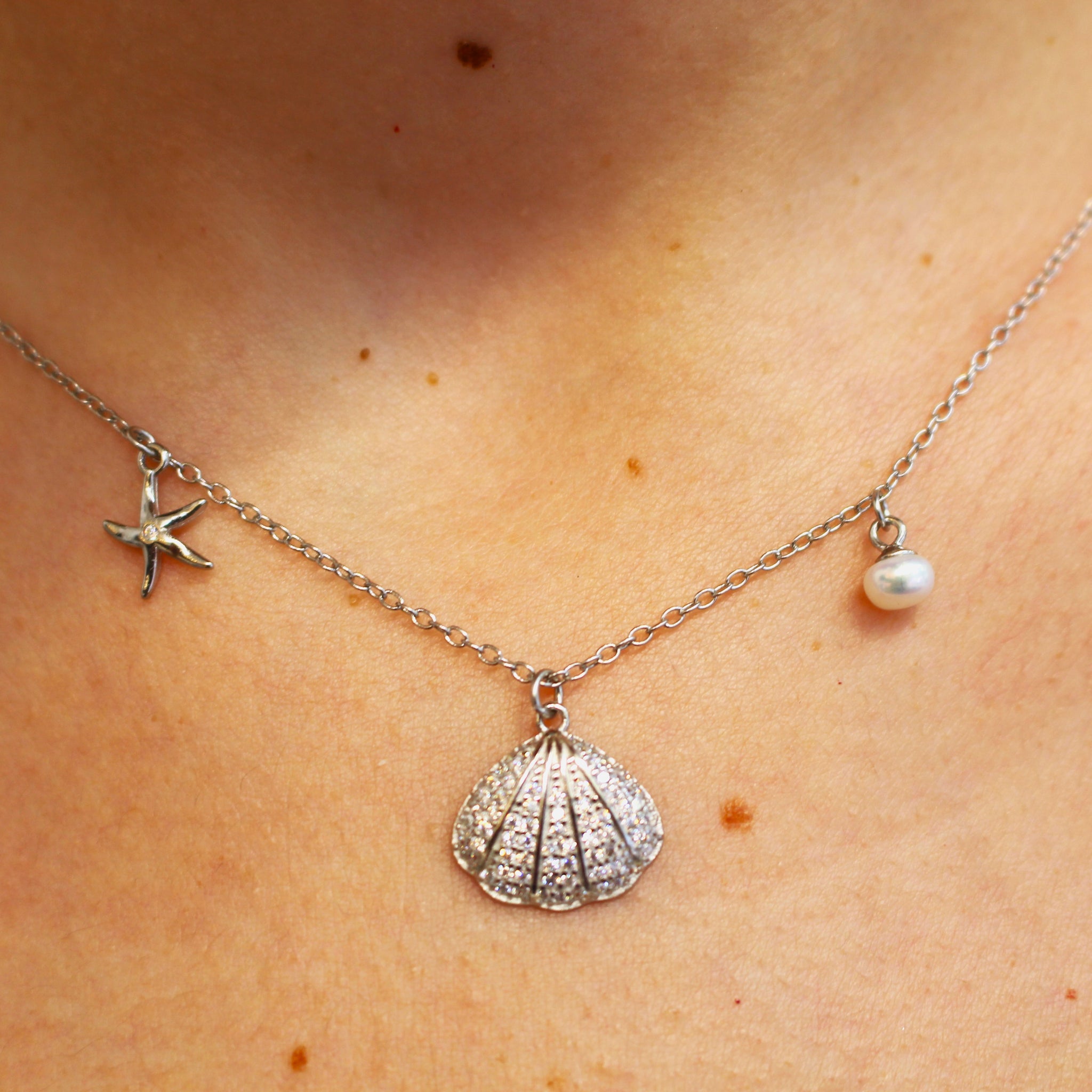 Scallop Shell Necklace - Dallas Pridgen Jewelry
