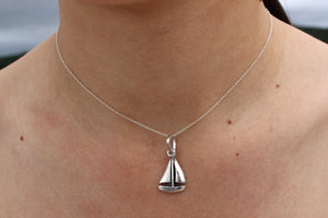 SAIL BOAT STERLING SILVER PENDANT