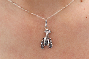 LOBSTER STERLING SILVER PENDANT