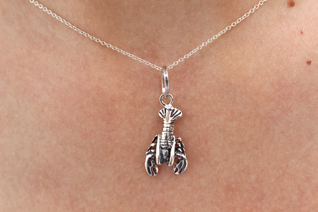 LOBSTER STERLING SILVER PENDANT