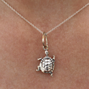 TURTLE STERLING SILVER PENDANT