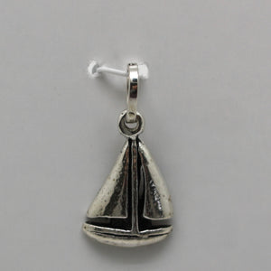 SAIL BOAT STERLING SILVER PENDANT