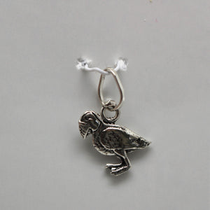 PUFFIN STERLING SILVER PENDANT