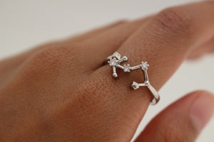 LEO ZODIAC CONSTELLATION RING