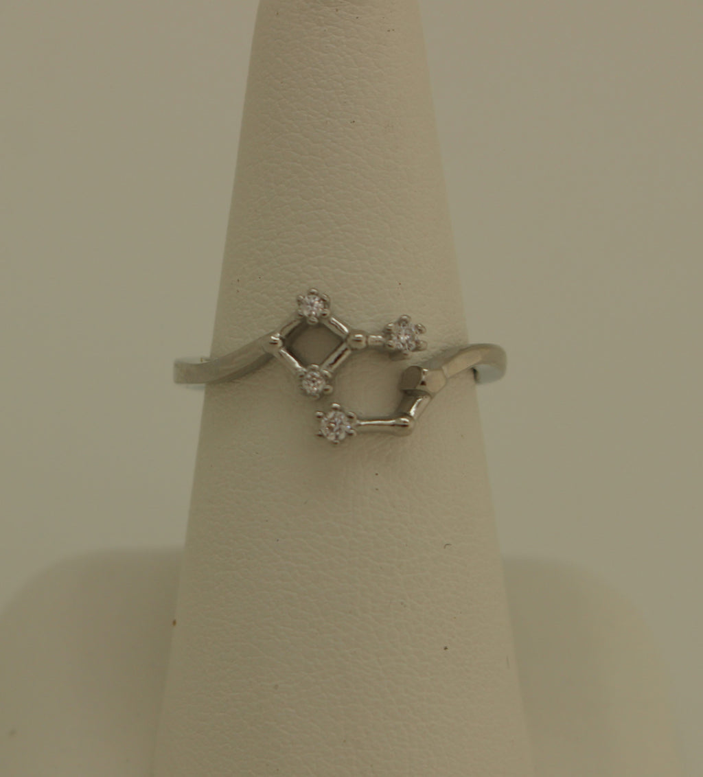 AQUARIUS ZODIAC CONSTELLATION RING