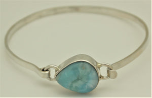 Larimar Bangle-I1003