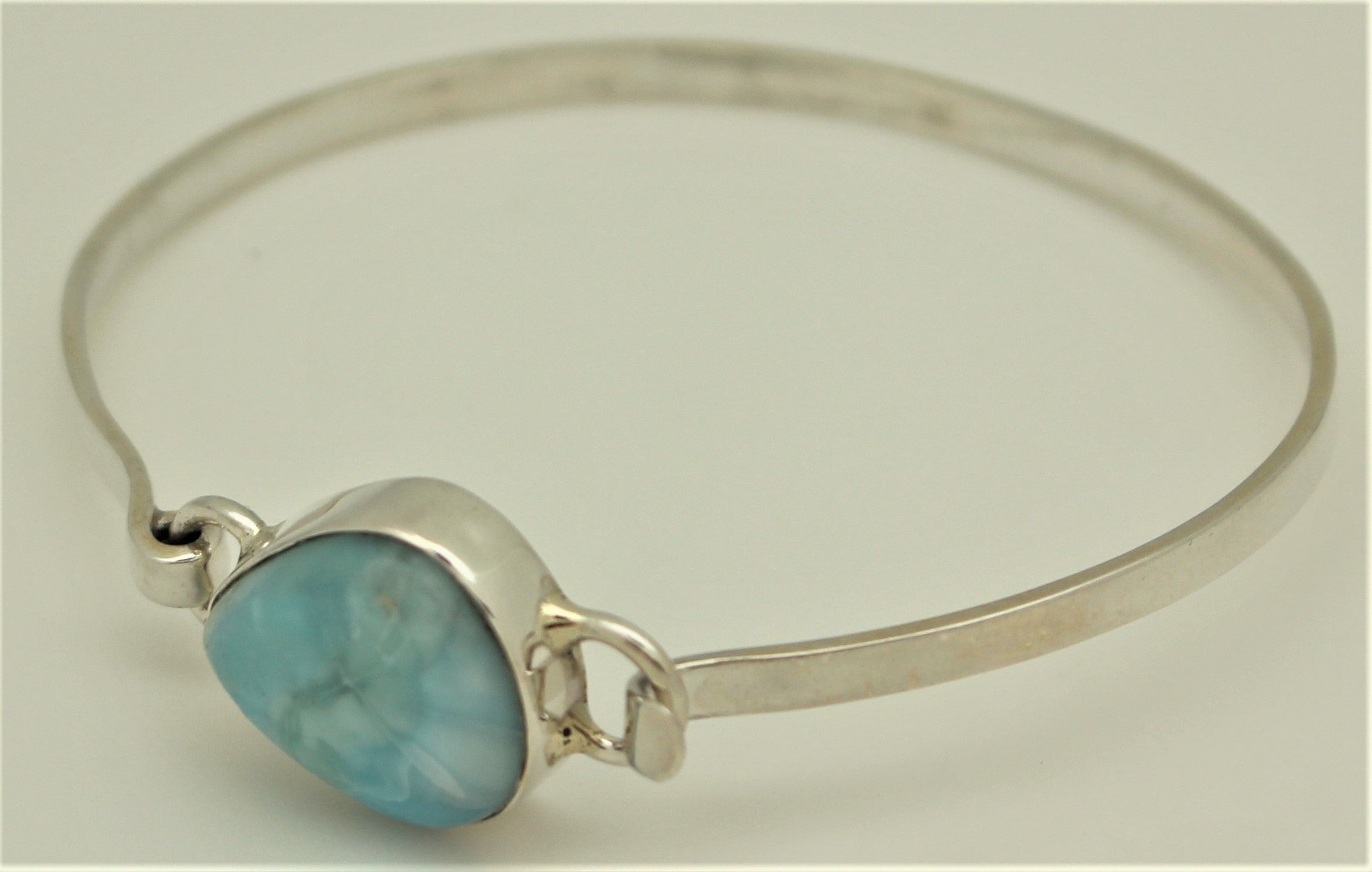 Larimar Bangle-I1003