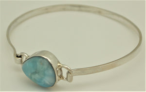 Larimar Bangle-I1003