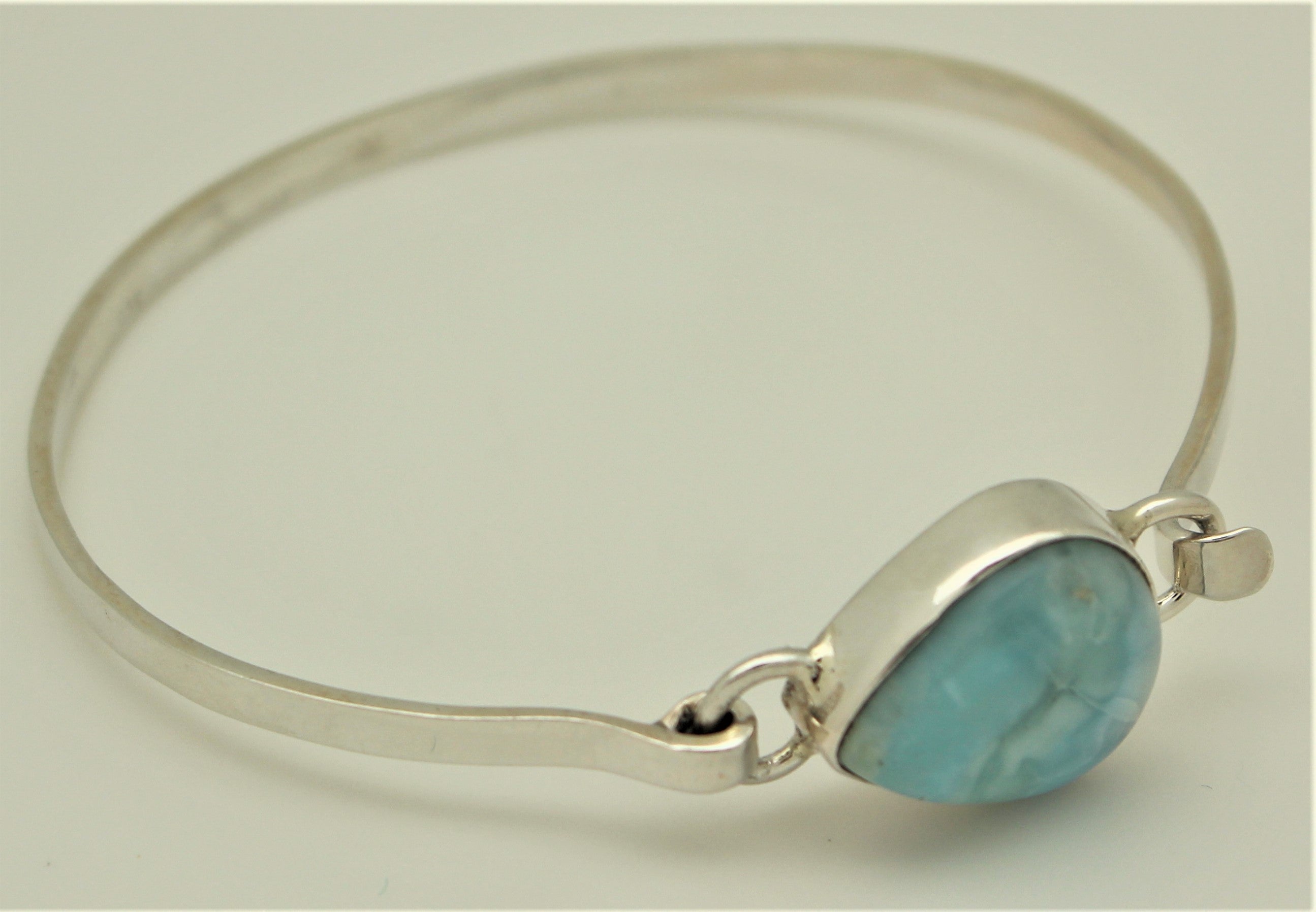 Larimar Bangle-I1003