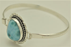 Larimar Bangle-I1004