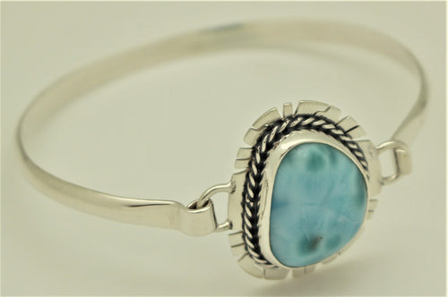 Larimar Bangle-I1004