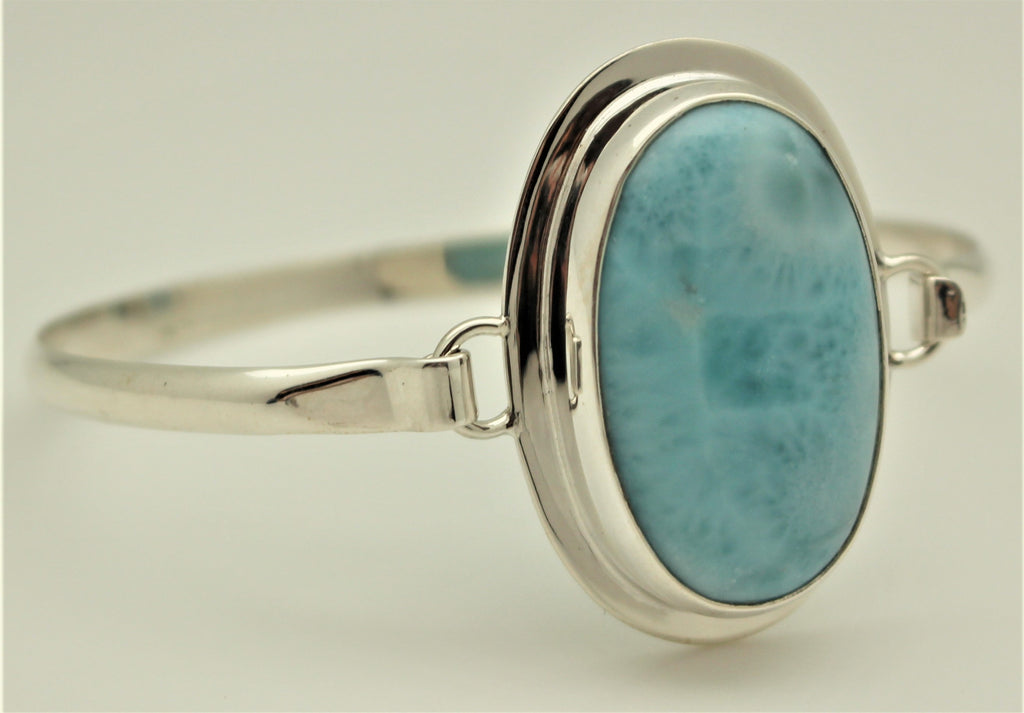 Larimar Bangle-I1006