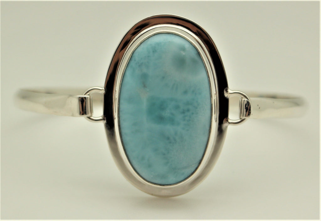 Larimar Bangle-I1006