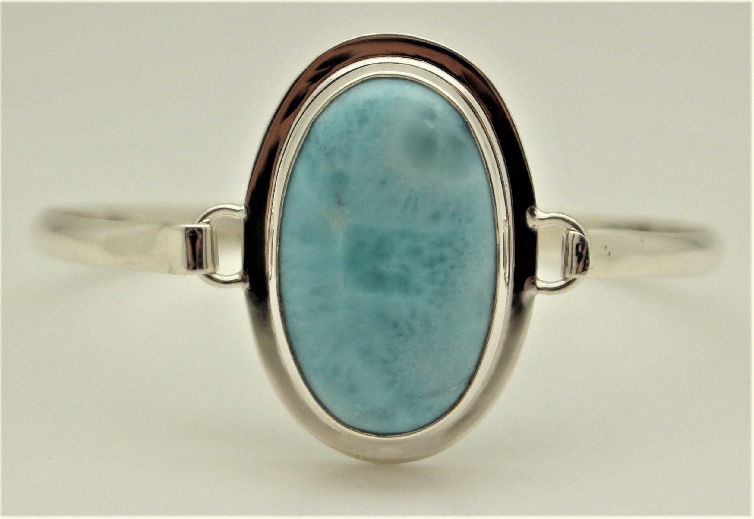 Larimar Bangle-I1006