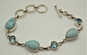 Larimar Bracelet-I1008