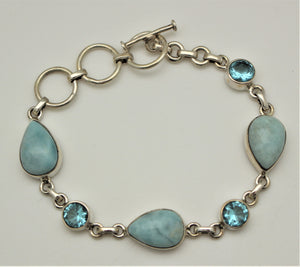 Larimar Bracelet-I1008