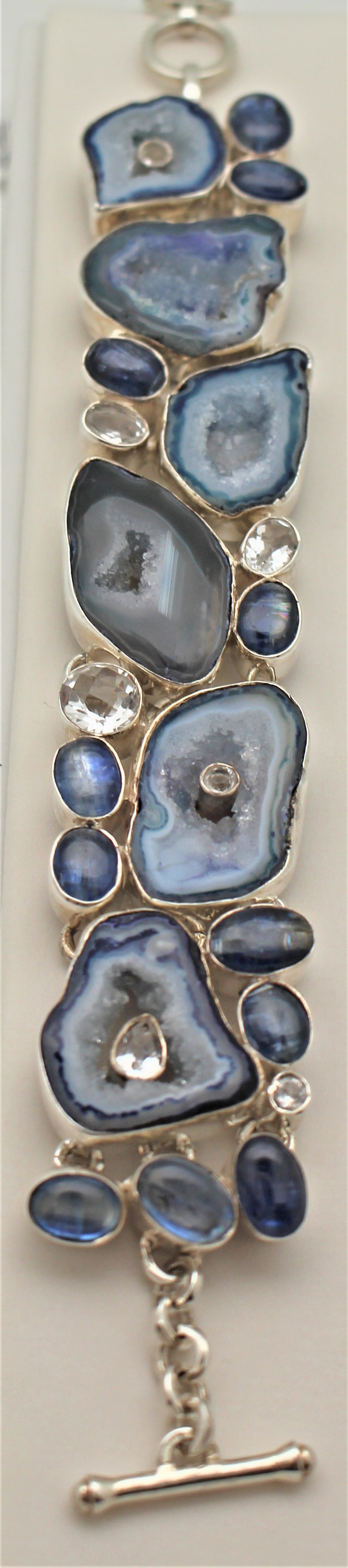 Kyanite Geode Bracelet - I1021