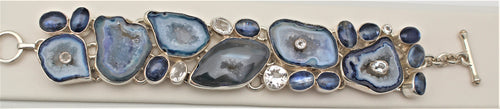 Kyanite Geode Bracelet - I1021