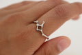 CANCER ZODIAC CONSTELLATION RING